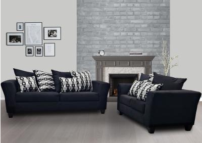 Image for Rome Black 2pc Set