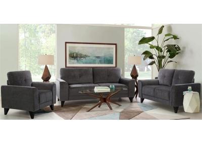Image for Michael Charcoal Sofa Love Seat & Chair