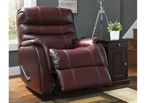 Bridger Roma Rocker Recliner with YOUR CHOICE of Chairside Table