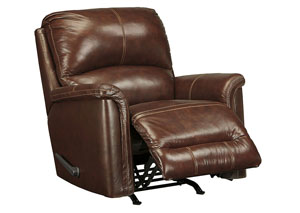Lacotter Saddle Rocker Recliner with YOUR CHOICE of Chairside Table