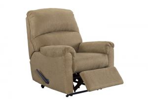 Otwell Cocoa Zero Wall Recliner with YOUR CHOICE of Chairside Table
