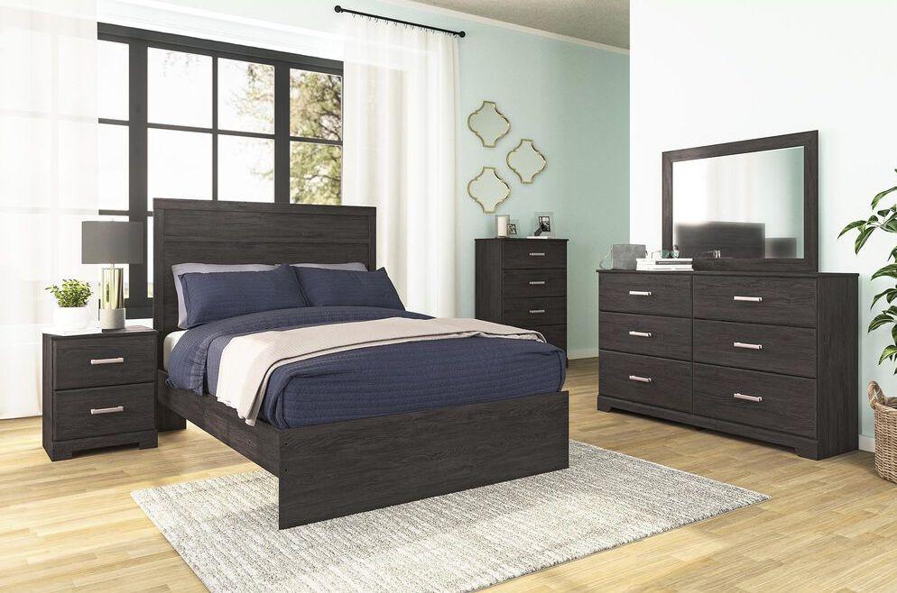 Queen Bed w/ Dresser & Mirror,Instore