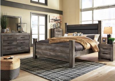 Image for Queen Poster Bed w/ Dresser & Mirror