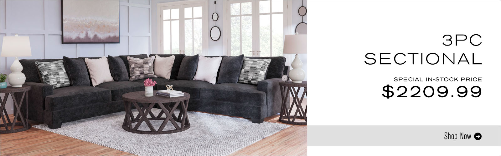 3PC Sectional - Shop Now