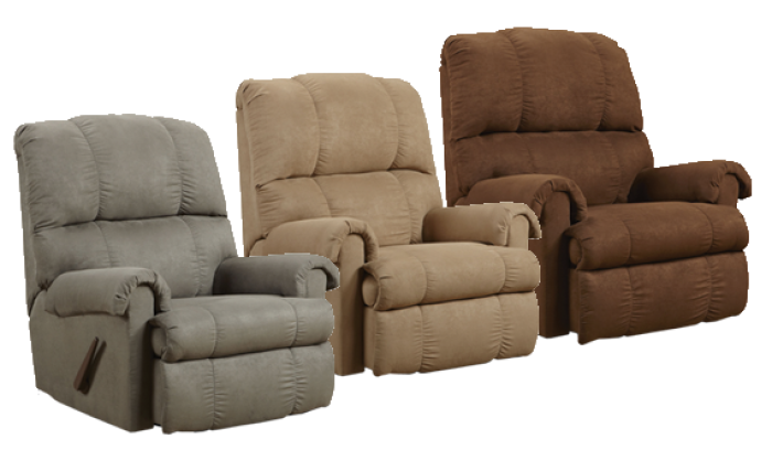 Plush K. Gray Recliner (AVAIL. IN 3 COLORS),AWF