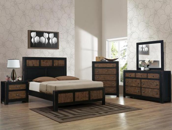 Chatham Queen Bedroom Set (Queen Bed, Dresser/Mirror, & Chest),Crown Mark In-Store