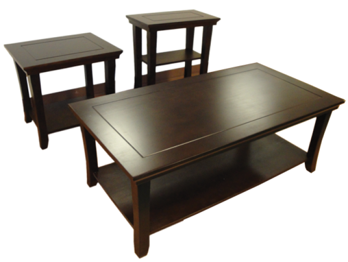 Walnut 3 pack table set (Coffee table and 2 End tables),AWF