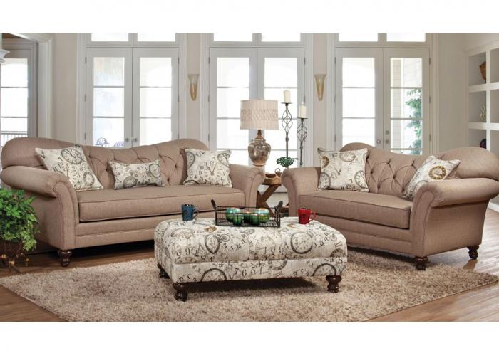 Abington Safari Sofa and Loveseat,In Store