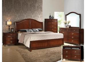 Alma King Bedroom Set (King Bed, Dresser/Mirror, & Chest)