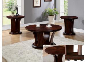 Daria 3pc Set (Coffee Table and 2 End Tables)