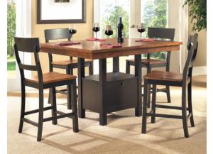 Image for Storage Pub Table w/4 Chairs