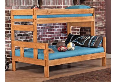 Image for Twin/Full Wood BunkBed