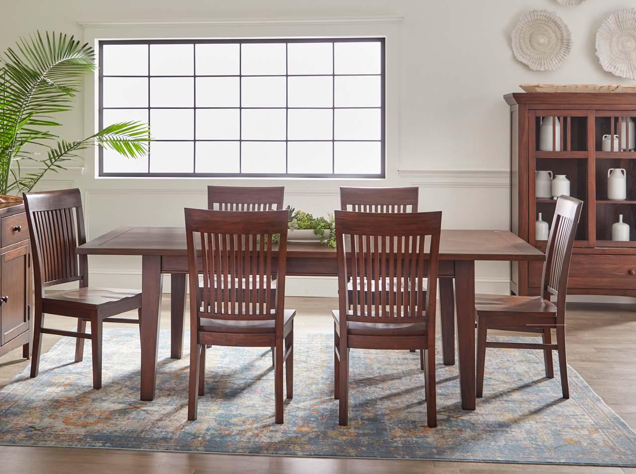 Mahogany Expressions Table with 4 Chairs,Napa Furniture