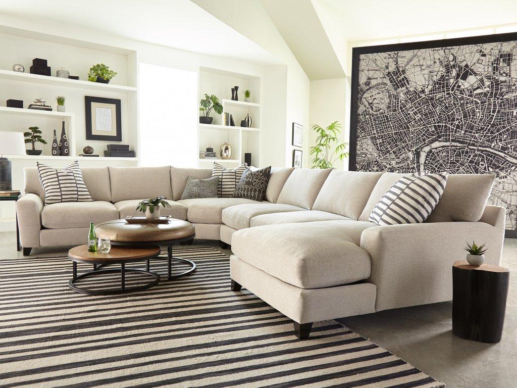 Harris 4-pc sectional w/cuddler,Jonathan Louis
