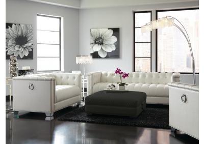 Chaviano Collection 87" Sofa with Padded Breathable Leatherette