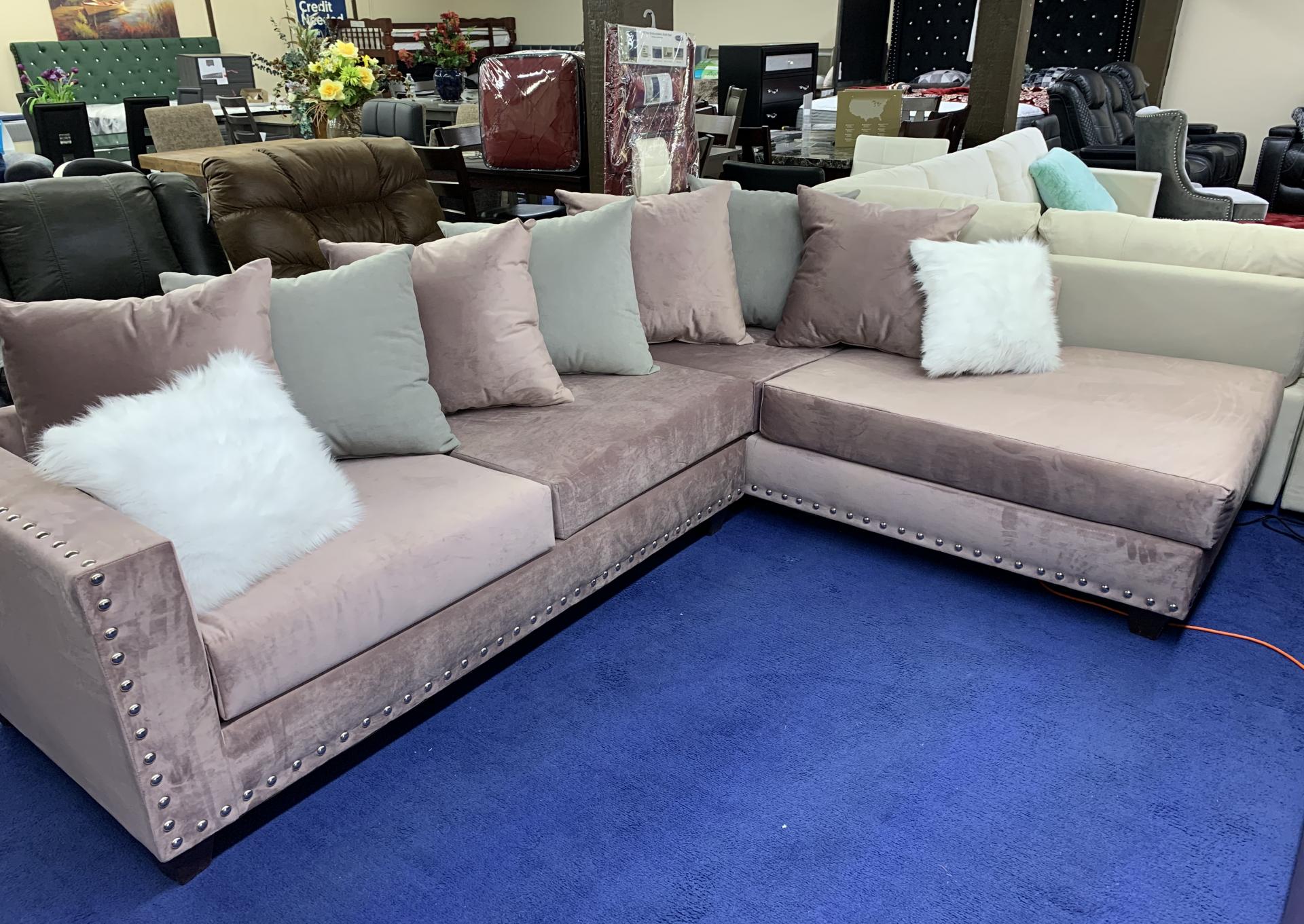 Grey Sectional,Instore