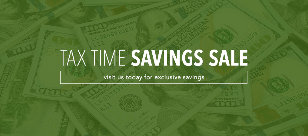 Tax Time Savings Sale