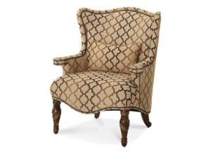 Image for Villa Valencia"Op1 Wing Chair"Classic Chestnut