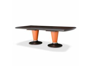 Image for 21 Cosmopolitan"Rect. Dining Table"Diablo Orange/Umber