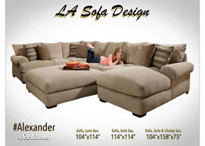 Image for Alexander Sofa, Sofa & Chaise Sectional