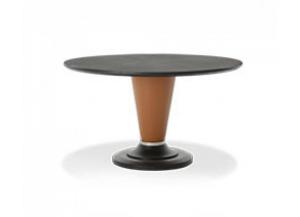 Image for 21 Cosmopolitan"54in Round Dining Table"Diable Orange/Umber