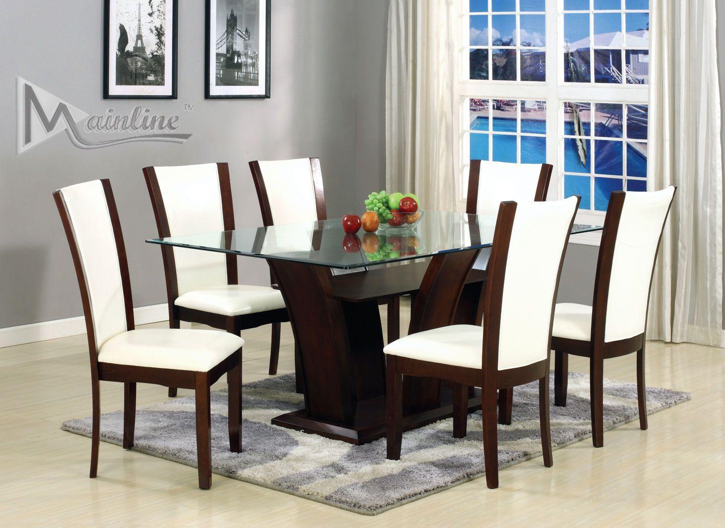 Mainline Table and four chairs in white,Store Brand