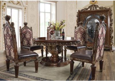 Image for HD-1804 – 5PC ROUND DINING SET