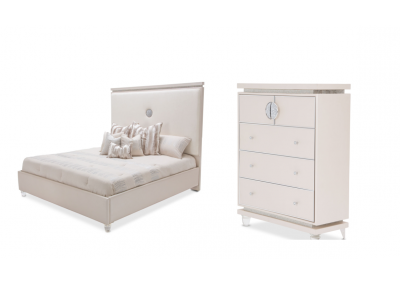 GLIMMERING HEIGHTS Queen Bed With Chest 