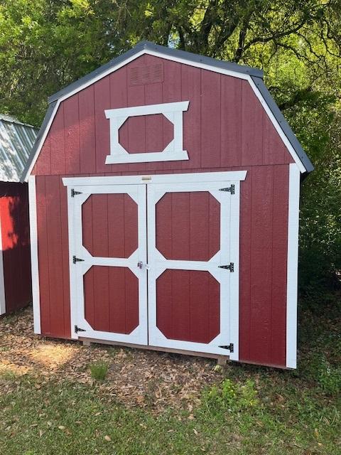 10x12 Barn Red Lofted Storage Shed,Old Hickory Buildings
