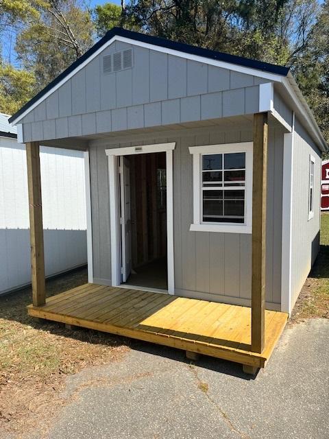 10x16 Gap Gray Utility Playhouse,Old Hickory Buildings