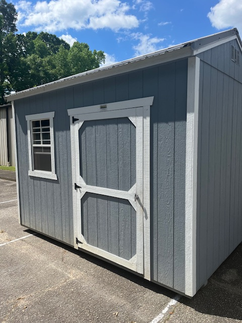 8x12 Discounted Gray Shadow Utility Shed,Old Hickory Buildings