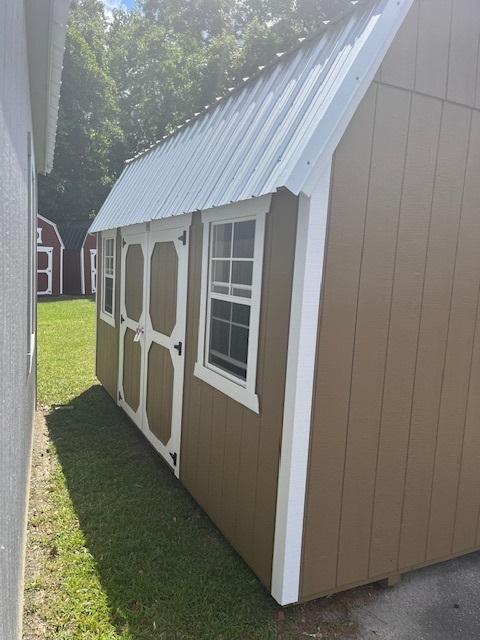 10x16 Buckskin Lofted Storage Shed,Old Hickory Buildings