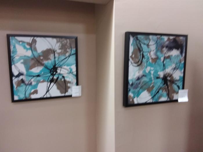 Blue Flower I and II,In Store