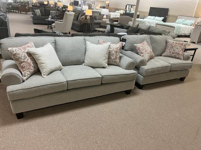 Vera Striped Sofa and Loveseat,J Furniture