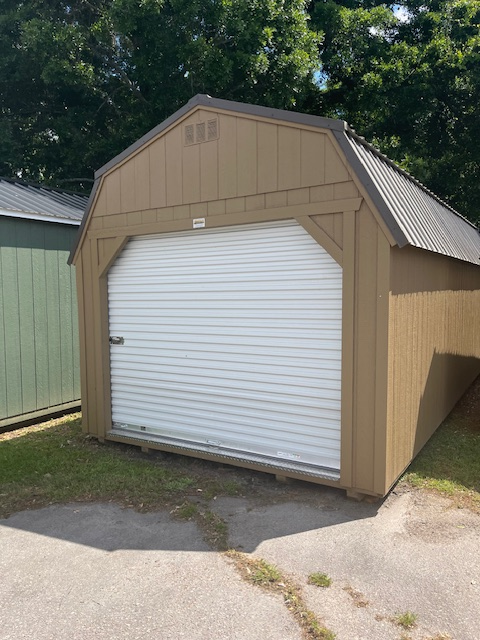 12x28 Buckskin Discounted Garage Storage Shed,Old Hickory Buildings