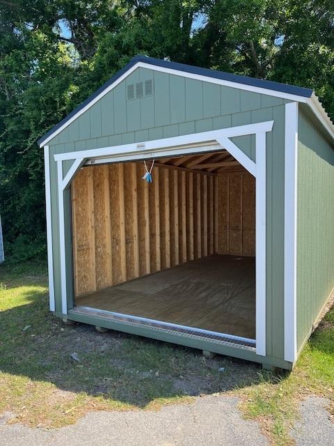 12x20 Rosemary Green Utility Garage Storage Shed,Old Hickory Buildings