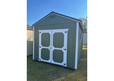 10x20 Rosemary Green Utility Storage Shed