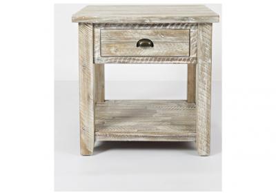 Image for Artisan's Craft End Table-Wash Grey