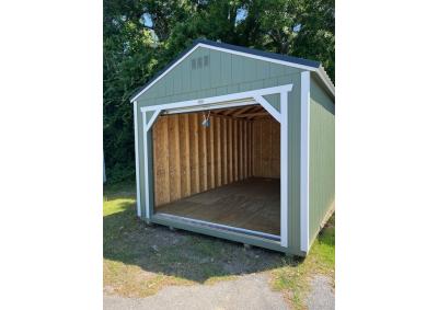 Image for 12x20 Rosemary Green Utility Garage Storage Shed