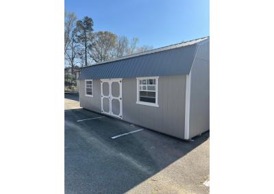 Image for 12x28 Gap Grey Lofted Storage Shed