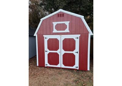 10x16 Barn Red Lofted Storage Shed