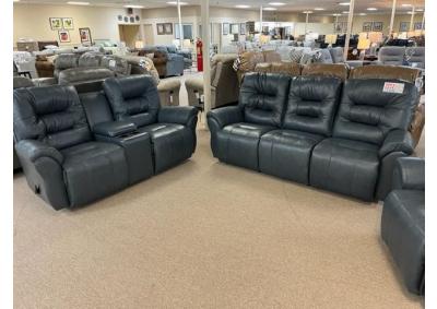 Image for Unity Power Leather Reclining Sofa and Loveseat