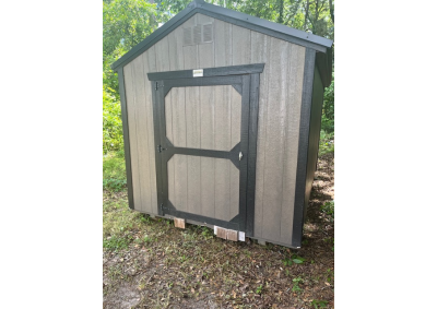 8x12 Discounted Driftwood Utility Shed
