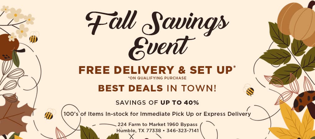 Fall Savings Event 