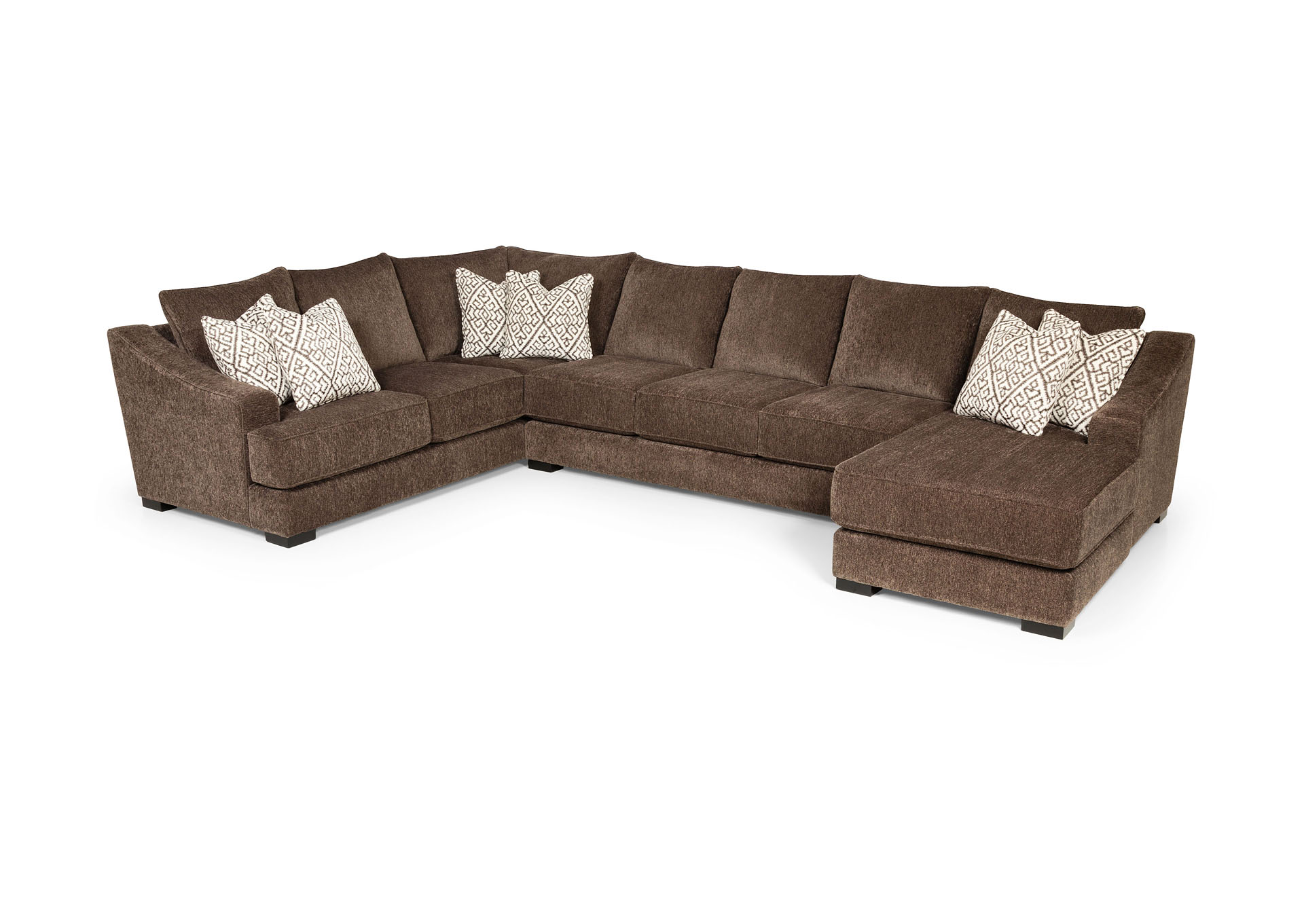 Lux Iron 3 Piece Sectional,Stanton