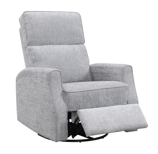 Tabor Swivel Glider Recliner - Grey,Emerald Home Furnishings