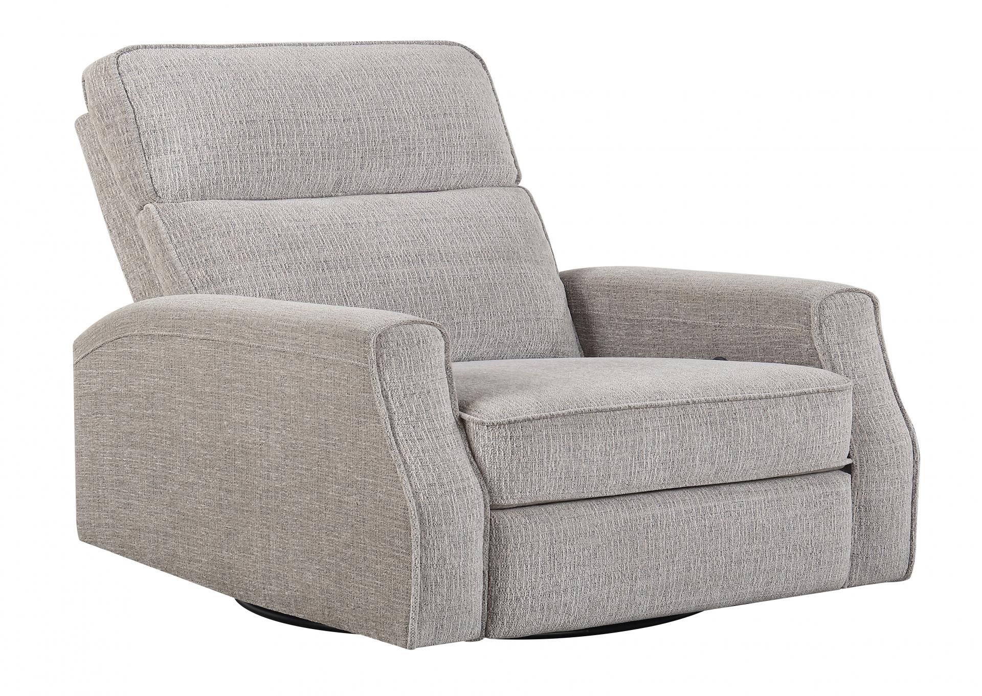 Tabor Swivel Glider Recliner - Beige,Emerald Home Furnishings