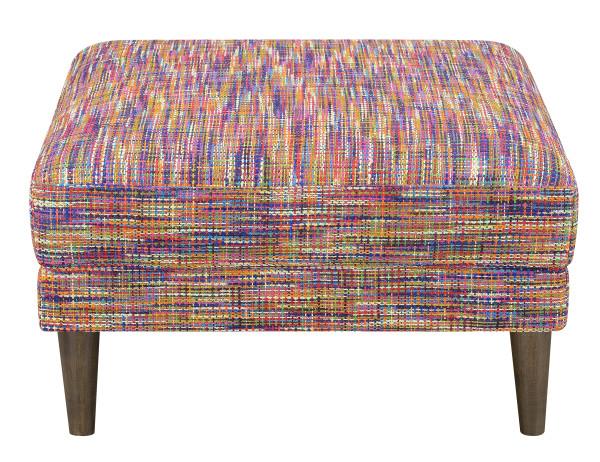 Jax Ottoman - Multi,Emerald Home Furnishings