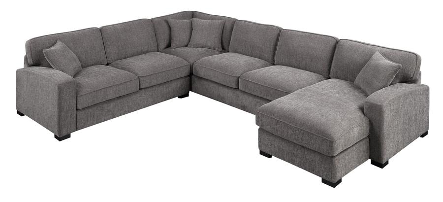 Repsoe 3 Pc Sectional - Dark Grey,Emerald Home Furnishings