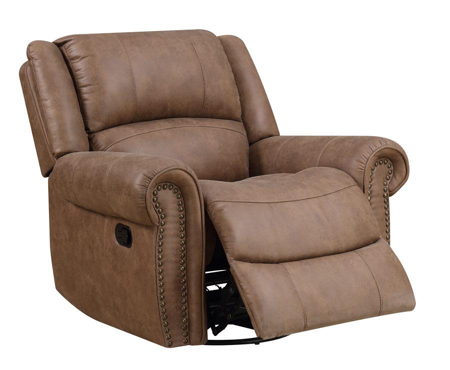 Spencer Swivel Recliner,Emerald Home Furnishings